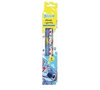 Pencil with eraser 4pcs Stitch