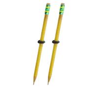 Pencil with Nut - Twist and Write Quiet Pencils for Students Kids Adults | Soft Grip Ergonomic Design with Smooth Graphite Core, 2 Pieces Writing Tool, Comfortable Tool for School Office Library