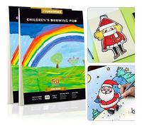 PENCILMARCH A4 Drawing Pad for Chidlren Paper Pad for Writing, Painting, Baby Sketching or Doodling, Toddler White Sketch Pad Perfect for Kids, Teen Arts and Craft Activities 50 Sheet Pack of 2