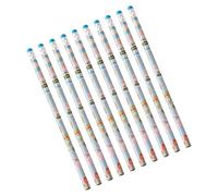 Pencils No. 2-10 Unbreakable Pieces with Rubber | Stationery Supplies for School Writing,For Classroom Home Drawing Study Girls Boys