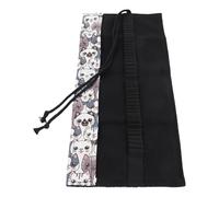 Pencils Storage Bag Washable Canvas Pen Curtain for Classmates Students Gift, 36 Holes, Light Weight & Space-Saving for Stationery Lovers