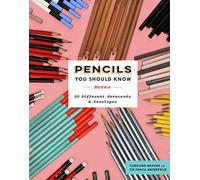 Pencils You Should Know Notes: 20 Different Notecards & Envelopes