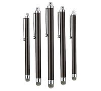 PENCILUPNOSE® 5 x Fabric Micro FIBRE fiber Stylus Pen for iPAD, Tablet , iPHONE, IPOD , SAMSUNG , Blackberry, HTC, LG, SONY , NOKIA , Huawei Honor, ZTE , Lenovo , Ulfone, ..ANY Touch Screen Device
