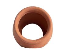 PENCK Betta Hide Ceramic Jar Ornament Aquarium Decorations Fish Tank Accessories Decor Hideaway Cave Hideout for Amano Shrimp Cichlid Bonsai to Play Spawn and Rest (Large)