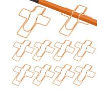 Penclip - 10 Pieces Colourful Metal Diary Accessories, Pen Holder, Book Pencil Holder, Practical Office Clips | Clipboard Book Sketchbook Calendar Students Ense