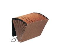 Pendaflex 01365 Leather-Look Index Expanding File With Elastic Cord