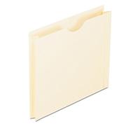 Pendaflex File Jackets, Letter Size, Manila, 2" Expansion, Reinforced Straight-Cut Tabs with Thumb Cut, 50 per Box (22200EE), Beige
