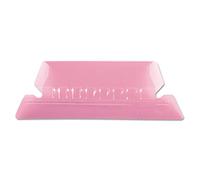 Pendaflex Hanging Folder Tabs, 2", Clear Pink, 25 Tabs and Inserts per Pack (42 PIN)
