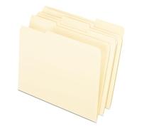 Pendaflex Interior File Folders, 1/3 Cut, Top Tab, Letter, Manila 100 Per Box, (4210 1/3)