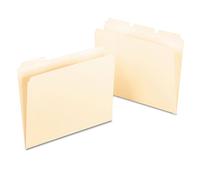 Pendaflex Ready-Tab Reinforced File Folders, Letter Size, Manila, 1/3 Cut, 50/BX (42336)