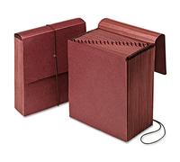Pendaflex Vertical Reinforced Alpha A-Z/21 Pocket Expanding File, Letter Size, 1 Each (14000), Red Fiber