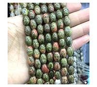 pendant 6 8 10MM Natural Stone Rice Shape Agates Crystal Quartz Loose Spacer Beads for Jewelryy Making DIY Bracelet Necklace Accessories DIY Handmade Lucky Jewelryy Elegant Luxurious Jewellery-Making