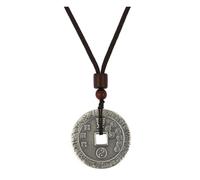 Pendant Big Dipper Round Lucky Money Necklace Jewelries Coin Gift Choker Cutely Accessories Fashionable Mountain Blessing