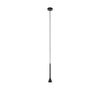 Pendant Ceiling Light Colour Black Outer & Gold Inner Shade Bulb GU10 1x5W Inc