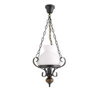 Pendant Ceiling Light Country Style Matte Black/Walnut 1/4/737