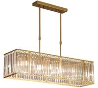 Pendant Crystal Chandelier Contemporary Ceiling Fixture 3 Lights During Light for Dining Room Bathroom Bedroom Livingroom-Black,cm Home Decor Lamp(Golden.,