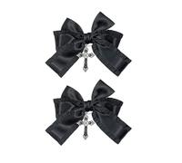 Pendant Hair Clip Hairpin Women Bullet Ponytail Holder Girl Hair Styling Tool with Ribbon Hair Bow