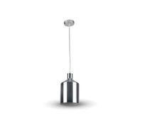 Pendant Holder E27 Cylindrical Metal Diam 170 Chrome