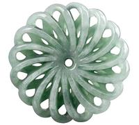 pendant， Jadeite Pendant Hollow Carved Lucky Amulet Transport With Chain