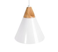 Beliani Pendant Lamp Albano Metal White