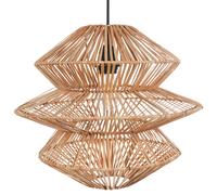 Beliani Pendant Lamp AndUKi Rattan Natural, Brown