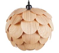 Beliani Pendant Lamp BAMPUR Bamboo Wood Natural