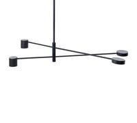 Beliani Pendant Lamp Bandon Metal Black