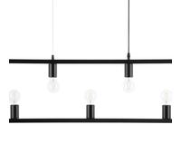 Beliani Pendant Lamp Bayas Metal Black, Black