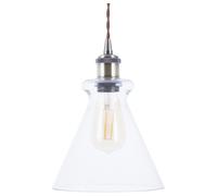 Pendant Lamp BERGANTES Glass Transparent