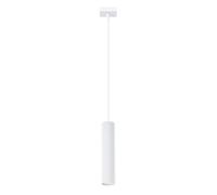 Sollux Lighting Karbon Aluminum White 1 Lights Minimalist Pendant Ceiling Light