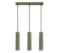 Pendant lamp KARBON 3L olive green