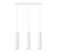 Pendant lamp KARBON 3L white