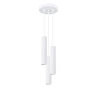 Pendant lamp KARBON 3P white