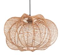 Beliani Pendant Lamp Kibi Rattan Natural, Brown