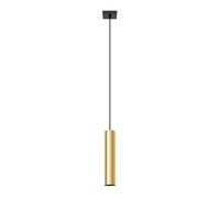 Luminosa Lighting Luminosa Lagos Modern Slim Pendant Ceiling Light Polished Gold 1X Gu10