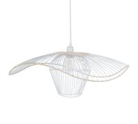 Beliani Pendant Lamp Lunga Metal White