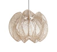 Pendant Lamp MANINGA Paper Rope Light Brown