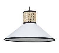 Beliani Pendant Lamp Mantua Rattan White