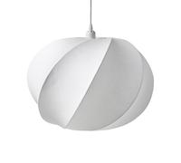 Pendant Lamp MAQUINE Faux Silk White