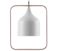 Beliani Pendant Lamp Mavone Metal White