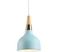 Pendant Lamp Nordic Style Creative Hanging Lights Single Solid Wood Lighting Fixture Color Metal Chandeliers Fashion Restaurant Bar Labby Decoration Lantern for Kitchen