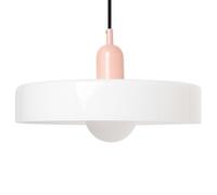 Beliani Pendant Lamp PAAla Glass White, White