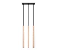 Pendant lamp PASTELO 3L wood