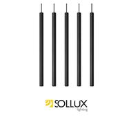 Wall Lamp LAGOS 2 Black Round Tube Shape Modern Loft Design LED GU10