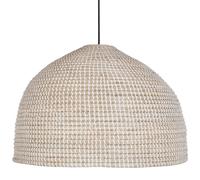 Beliani Pendant Lamp Pepakan Wicker Natural, Brown