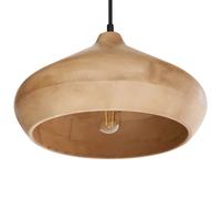 Beliani Pendant Lamp Rawi Mango Wood Light Brown, Brown
