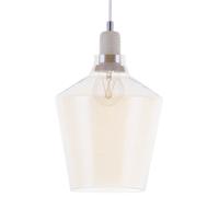 Beliani Pendant Lamp Santon Glass Gold, Clear