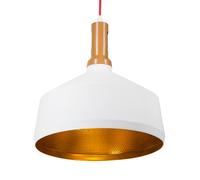 Beliani Pendant Lamp Sepik Metal White, White