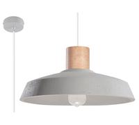 Sollux Lighting Industrial Pendant Lamp 115x40x40cm 1xLight in Grey | Size: 115 x 40 x 40 cm Sollux Lighting Grey 115 x 40 x 40 cm