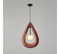Pendant Lamps 1-Light Kitchen Island Hanging Lamp Modern Creative Art Chandelier G9 Base Wabi Sabi Light Fixture for Over Table Living Room Bedroom Hallway